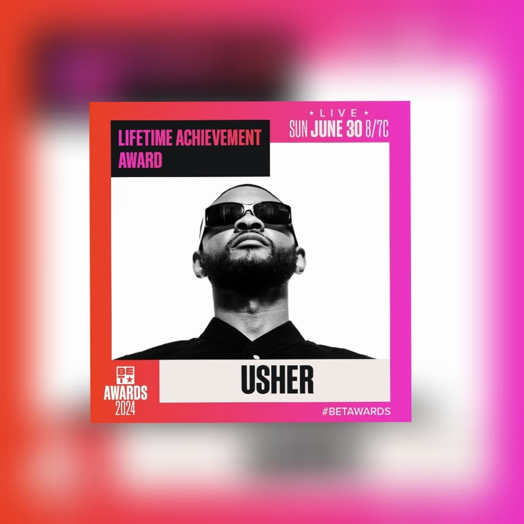 Usher Honoured with Lifetime Achievement Award at the 2024 BET Awards